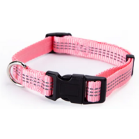 Nobleza obojok nylonový reflexný 1,5 x 25 - 40 cm ružový